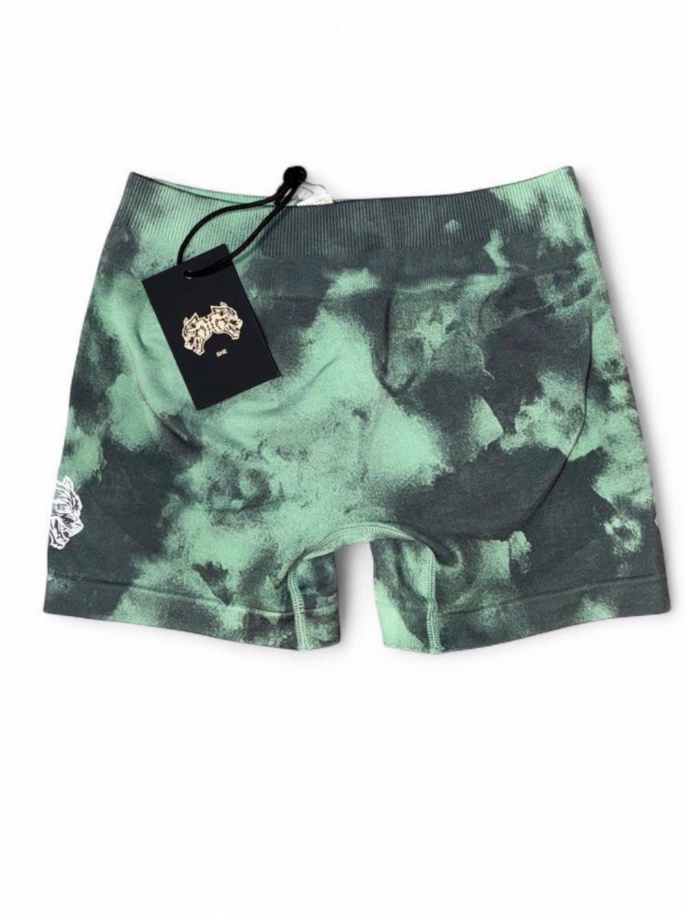 Darc Sport Green Tie-Dye Performance Shorts